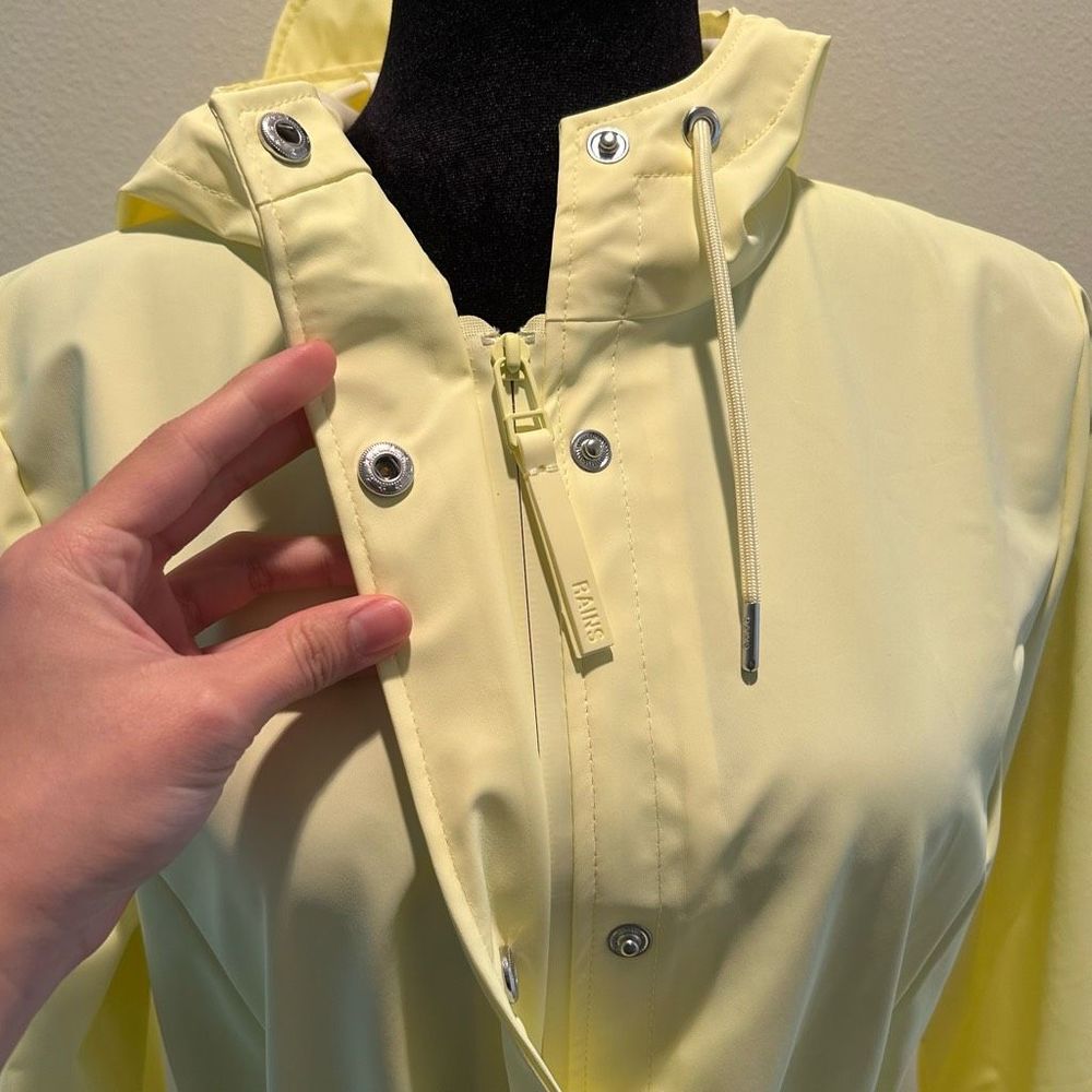 NWT Medium Curve W Jacket Straw Rains Unisex Waterproof - Picture 5 of 10